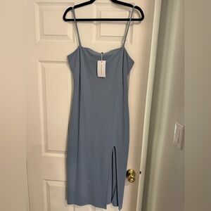 Lovers + Friends Sky Blue Midi Dress